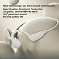 thumbnail image 2 of Auriculares de conducción ósea, auriculares óseos, auriculares Bluetooth de fitness inalámbricos de oído abierto mejorados con micrófono, 8 horas de duración, 2 of 4