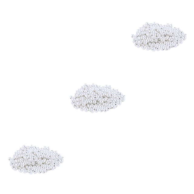 Wosthever Cuentas espaciadoras de 200 piezas, mano de obra electrochapada, bola suelta de 6mm, accesorios de bricolaje, suministros de artesanía, Type1 NO1 Wosthever CBP439269