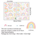 thumbnail image 3 of Rainbow Wall Stickers Decals Cute Colorful Rainbow Stickers Wallpaper Modern Wall Art Decals Waterproof Removable Vinyl Decals for Kids Girls Room, 3 of 7