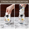 thumbnail image 6 of 4 Pcs Funny Kitchen Towels,Autumn Halloween Pumpkins Pattern Microfiber Dish Towels,Kitchen Tea Towels,Kitchen Towel Set (18" X 26"), 6 of 7
