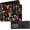 Mushroom-Black, variant on Mushroom PU Leather Bifold Wallet for Men, Women, Small Slim  Pocket Wallet with ID Window,  for Female Ladies, Black
