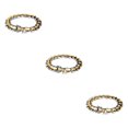 thumbnail image 1 of Thinsony Distinctive Gothic Punk Dragon Scale Bangle 48 inches Cool and Contemporary Light Gold 7.48 Inch 3Set, 1 of 6