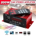 thumbnail image 4 of G8 200W Bluetooth Audio 2 Channel Amplifier component amplifiers amp speakers Hi-Fi Integrated Amp 2.0 CH, 4 of 9