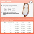 thumbnail image 7 of Doomiva Women Side Split Tennis Golf Dresses Knee Length Athletic Sport Dress Activewear White M, 7 of 7
