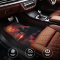 thumbnail image 4 of Xecao Lone Rider Under Red Sky Print Car Foot Mat Set of 4 Pieces Neoprene All-Weather Dust-Proof Stain-resistantCar Interior Decorative mats Non-Slip Mats, 4 of 6