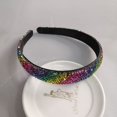 thumbnail image 1 of New Rhinestone Hairband Hairpin Super Flash  Hair Accessories  Leopard Full  Hairband Rhinestone Headband, 1 of 7