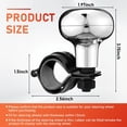 thumbnail image 2 of 2 Pieces Steering Wheel Knob Spinner Knobs Steering Wheel 360 Degrees Rotation Tractor Accessories for Cars, Trucks, Tractors, Boats(Electroplating) Electroplating, 2 of 7