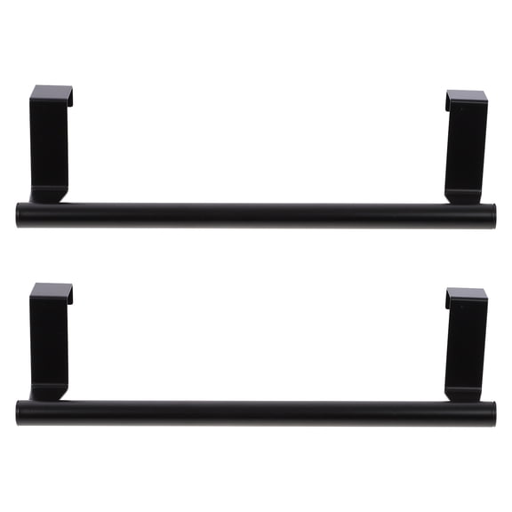 2 Pcs Towel Rack Bathroom Holder Wall Mount Mounted Clothing Shelves for Storage Shelf
