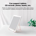 thumbnail image 3 of Plate Stands for Display, Metal Plate Stands Iron Plate Holder Picture Display Stand for Tablet PCs CD Records Books, Book Stands Picture Frame Holders Tabletop Easel Stand, 3 of 7