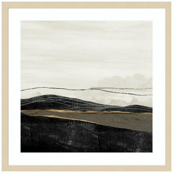 Amanti Art Farm Land Wood Framed Wall Art Print