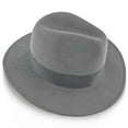 thumbnail image 4 of Empire - Walrus Hats Grey Wool Felt Fedora Hat - H7001, 4 of 4