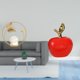 thumbnail image 2 of Figura Decorativa De Bola De Cristal De Metal, Soporte Para Pasillo, Chimenea, Dormitorio, Sala De Estar, Oficina, Obra De Arte De Simulación, Decoración Del Hogar, Escultura De Fruta De, 2 of 8