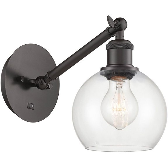 Innovations Lighting - Athens - 1 Light Wall Sconce In Industrial Style-10.5