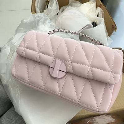 Bolso de mujer con cadena, bolso bandolera, bolso de mano para uso diario, bolso cuadrado pequeño debajo del brazo