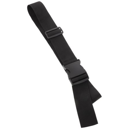 BESTOYARD Black Adjustable Nylon Strap with Buckle for Luggage and Bags