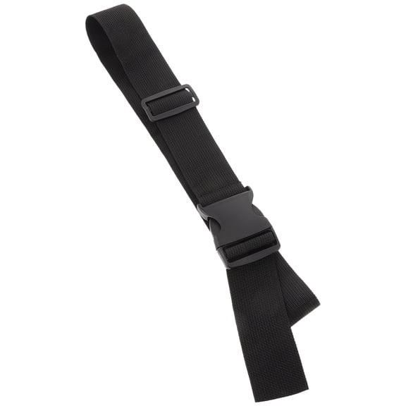 BESTOYARD Black Adjustable Nylon Strap with Buckle for Luggage and Bags
