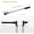 thumbnail image 3 of TACKLIFE 1/2" Drive Click Torque Wrench Set (10-150ft.-lb./13.6-203.5nm) with 3/8" Adapter - HTW2C, 3 of 3