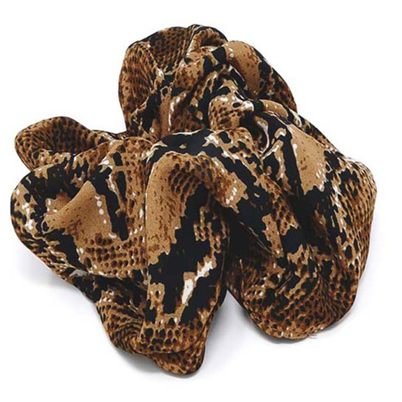 Safari Collection Snakeskin X-Large Scrunchie