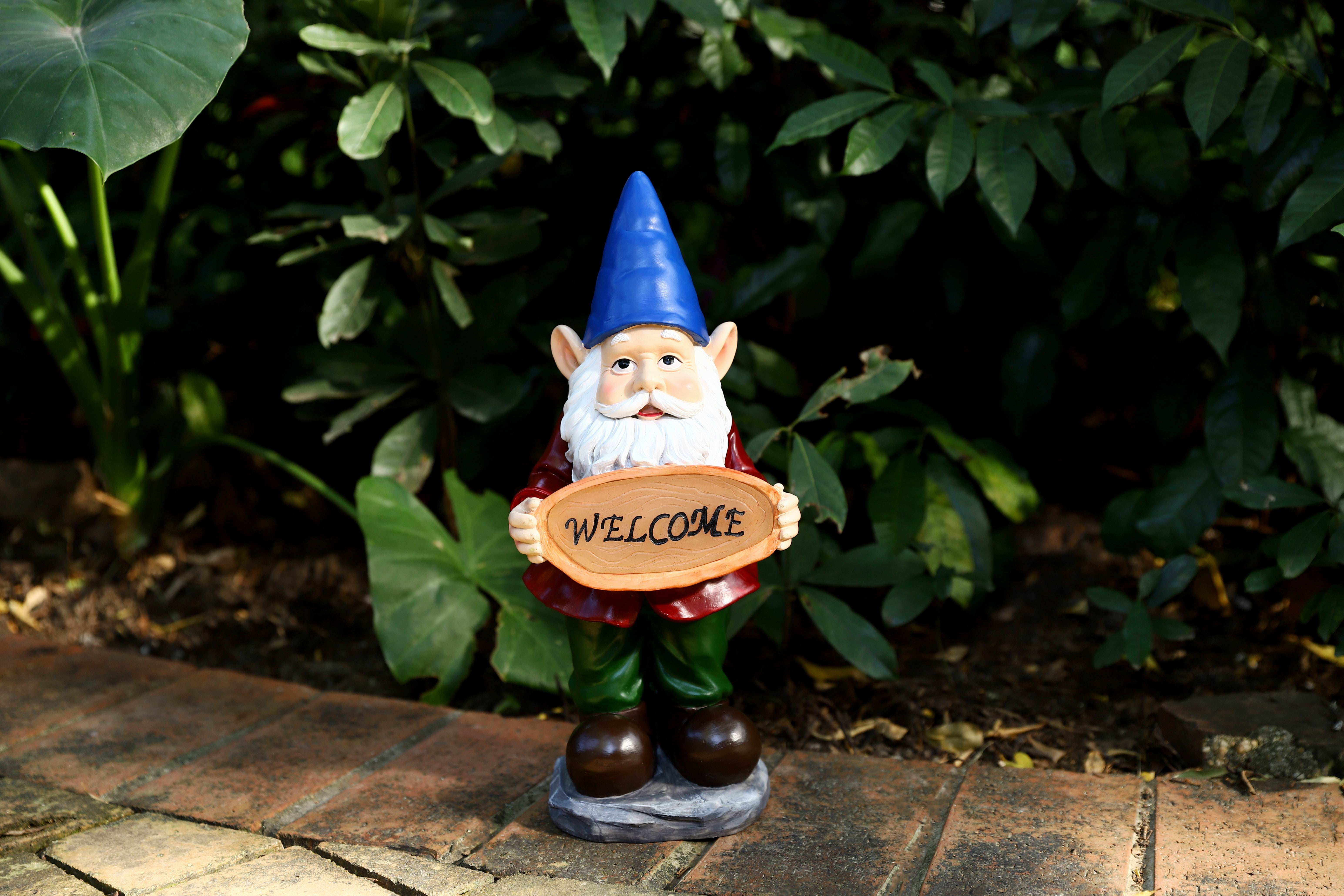 TECHKO 15" Gnomes Garden Statue