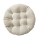 thumbnail image 2 of Cojín redondo para asiento de silla, suave, 55 x 55 cm, decorativo, lavable, cómodo para patio. Beige, 2 of 9