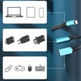 thumbnail image 4 of Aluminium Alloy Laptop Fast Charging Mobile Phone PD 60W OTG Adapter 2 in 1 Converter USB 3.0 Type-C Cable GREY, 4 of 8