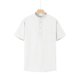 thumbnail image 1 of Blusa y camisa de cuello alto de manga corta para hombre, camisa de Europa y América, camisa de cuadros de piña con cuello alto y desabrochada, blusa de hombre, 1 of 7