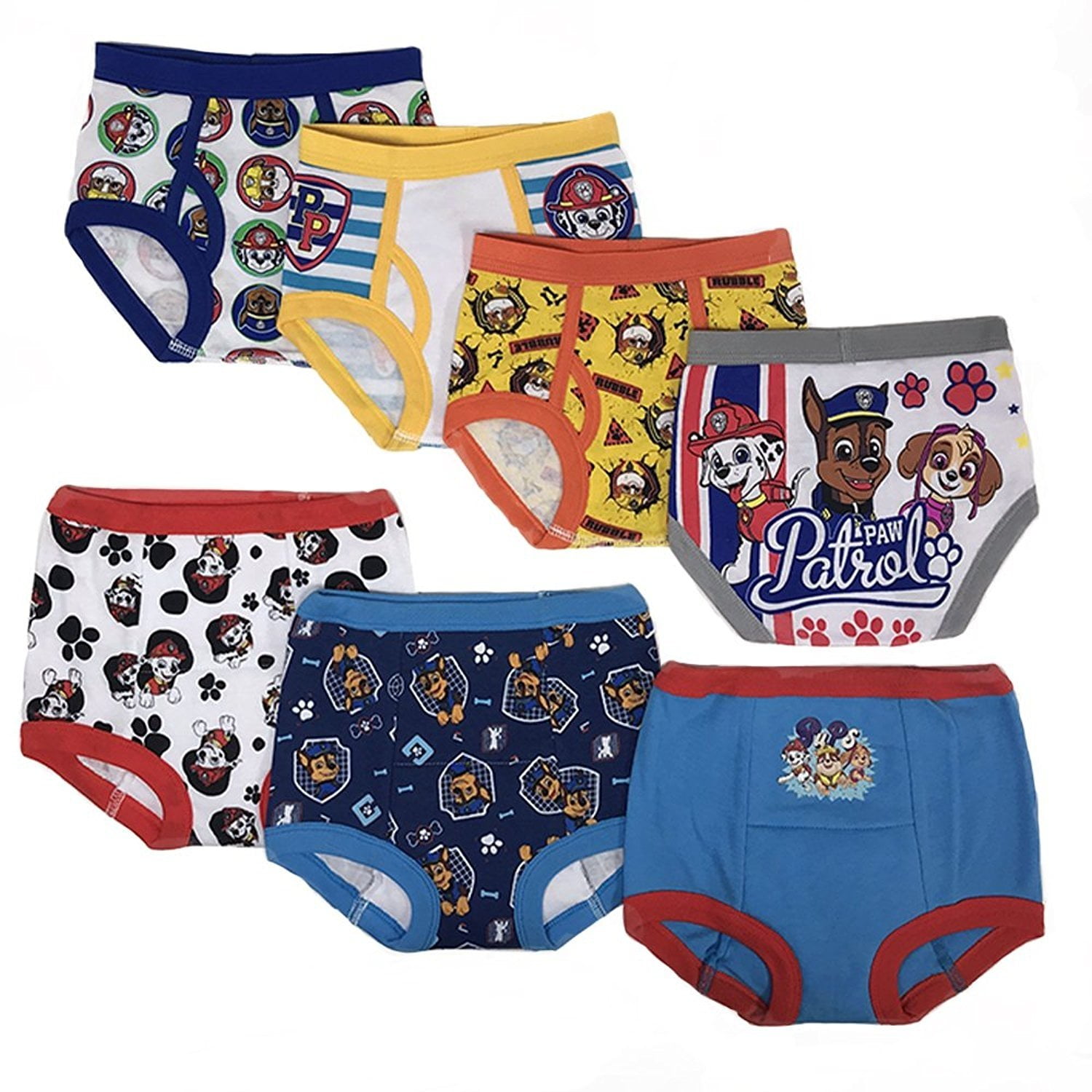 18 Months-5 Years PAW PATROL 100% Cotton Girl's Briefs/Knickers x 6 Pairs
