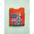 thumbnail image 3 of Chill Mode Activated - Fun ICEE Polar-Bear Graphic Men's Sweatshirt, 3 of 4