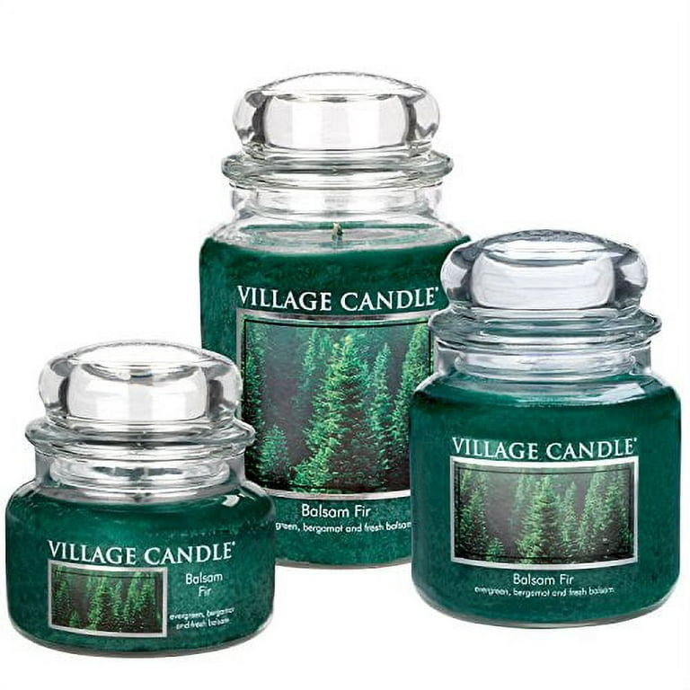 Village Candle Balsam Fir Candle 26-Ounce Jar