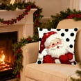 thumbnail image 4 of Christmas Decorative Pillow Covers 18x18" Home Decors for Couch Bed Sofa Bedroom Living Room Christmas Printed Pillow Cover Series Home Sofa Decoration Cushion Cover Bedroom Pillow Cover, 4 of 7