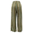 thumbnail image 5 of Bibifish Womens Pants Stripe Print Lightweight Elastic Waist Wide Leg Pants Loose Fit Breathable Casual Beach Outings Daily Wear Trendy Pants With Pockets, 5 of 5