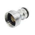 thumbnail image 3 of tooloflife Brass Male Threaded Adapter Nozzle Connection for for Garden Lawn Farmland Silver, 3 of 5