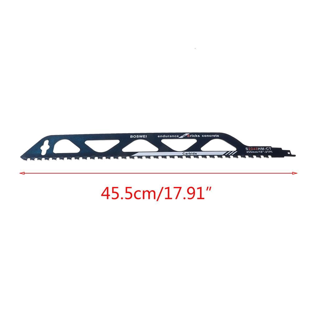 Demolition Masonry Reciprocating Saw Blade for Cutting Bricks Concrete with Cemented Carbide