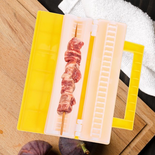 unbranded Meat Skewer Amarillo Para Barbacoa Con Material Premium Y Protección Para Manos