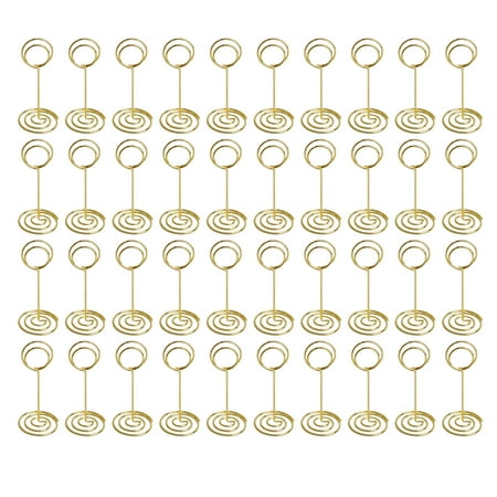 

40pcs Restaurant Memo Clip Centerpiece For Wedding Table Decor Place Card Holder