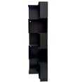 thumbnail image 2 of LiviNest Corner Bookshelf for Small Spaces: 5-Tier L-Shaped Display Shelf with LED Lights - Transform Wasted Corners into 0.5 sq ft Storage Hub for Home Office & Living Room, 2 of 5