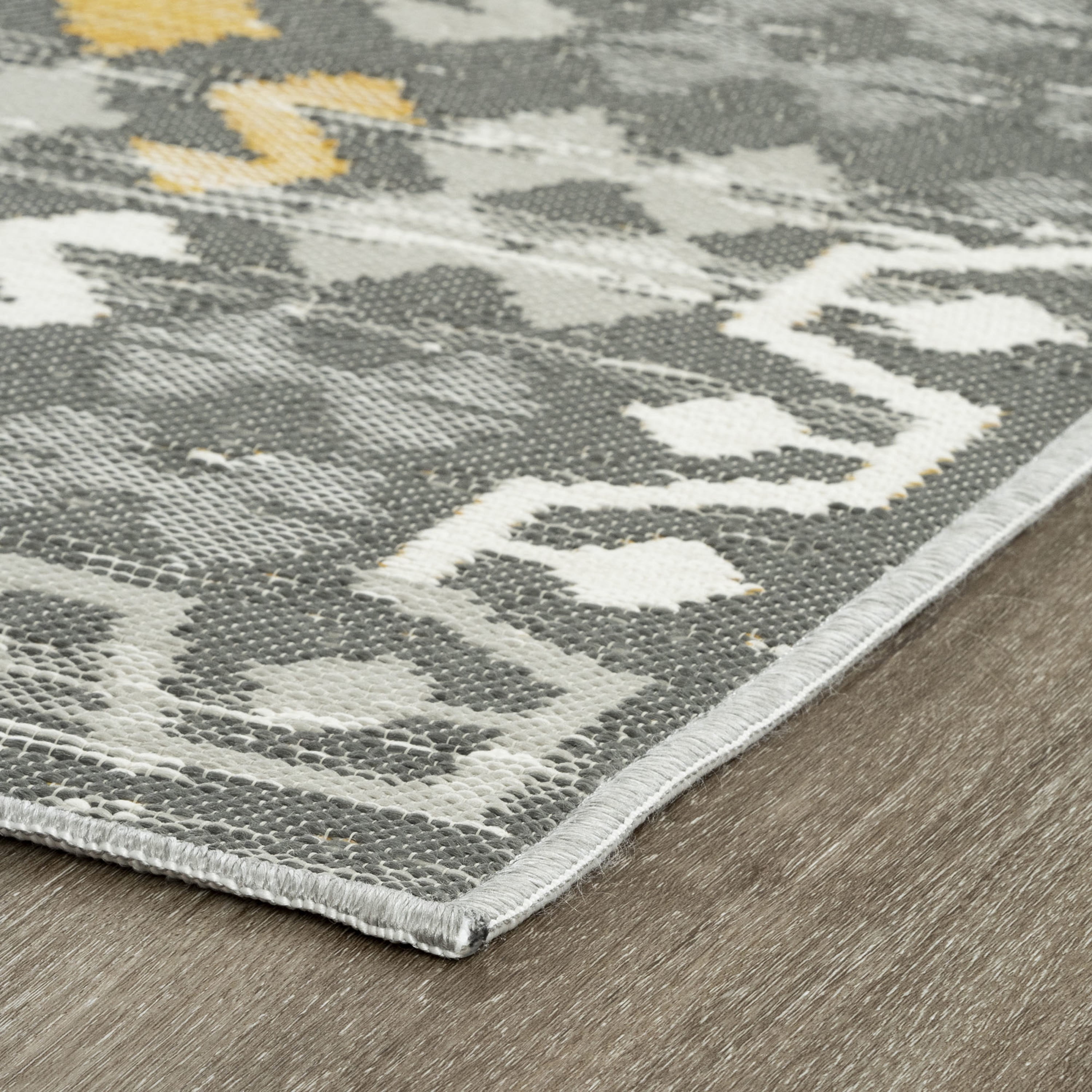 Bliss Rugs Morroccan Indoor Outdoor Rug Reversible Runner Rug for Patio, Hallway, Entryway, Deck, Cream ,2' x 8'