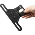thumbnail image 6 of CZC AUTO Trailer RV Camper License Plate Bracket Aluminum Black, 6 of 8