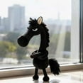 thumbnail image 5 of 2026 New Horse Plush Toys, Stuffed Animals Toys Horse Soft Pillow Toys, Cute Toy Gift Cartoon Rag, Best Birthday Gifts for Holiday Xmas Easter for Friend and Family (Horse, Black), 5 of 6