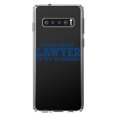 thumbnail image 1 of DistinctInk Clear Shockproof Hybrid Case for Samsung Galaxy S10 (6.1" Screen) - TPU Bumper Acrylic Back Tempered Glass Screen Protector - That Great Lawyer is My Husband, 1 of 2
