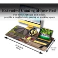 thumbnail image 3 of Pc Mouse Pad Wine Desktop Pad, Extra Large Mouse Pads Mans Office Accessories Gaming Desk Mats, Mousepad Large Waterproof Non-Slip Rubber Base, 35.4 X 15.7 inch for Work/Game/Office/Home, 3 of 7