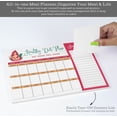 thumbnail image 2 of Inkdotpot Weekly Meal Planner Notepad 7"x10 , "Healthy Diet Plan" Magnetic Meal Planning Pad with Tear Off Grocery Shopping List for Fridge- Kitchen & Home - 54 Sheets -BH, 2 of 7