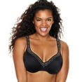 thumbnail image 2 of Women's Just My Size MJ1202 Modern Curvy Light Foam Balconette Bra (Black 40C), 2 of 2