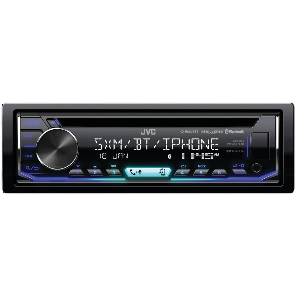 JVC Mobile KDR990BTS KDR990BTS SingleDIN InDash AM/FM CD Receiver