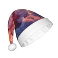 thumbnail image 2 of Fuzoiu Sunset Cloud Corgi Print Santa Hat Christmas Hat for Adults,Santa Hats with Pompom, Unisex Xmas Holiday Hat for Christmas New Year Festive Party Supplies, 2 of 6