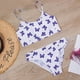 thumbnail image 5 of Traje De Baño Para Niñas Traje De Baño Para Niños Pequeños Sling Butterfly Tie-Dye Print Beach Cute Bikini Suit White Odeerbi LM103-3484, 5 of 8