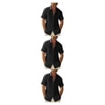 thumbnail image 1 of Sonducket Camisa abotonada para hombre de viaje para niños, fiesta en la piscina de verano, Tops ajustados de Color sólido, ropa de trabajo, Type1 NO1, 1 of 6