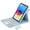 sky blue, variant on Bluetooth Keyboard Mouse Folio Case for iPad 10 2022, 360 Degree Rotatable Cover with Trackpad & Pencil Holder,Green