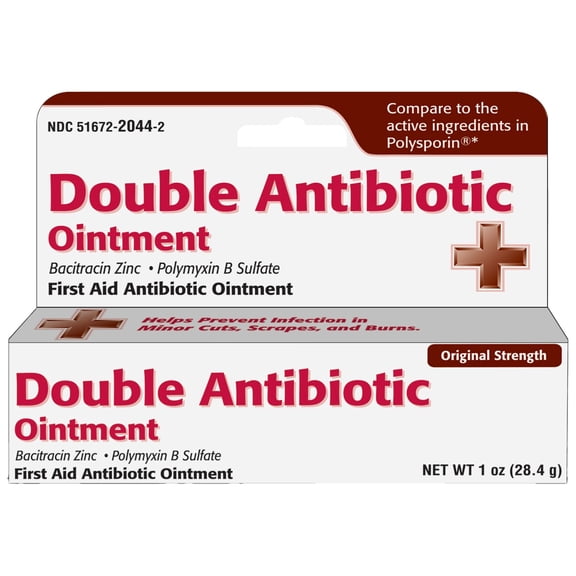 Taro Double Antibiotic Ointment (1 Oz Tube) First Aid Wound Care for Minor Cuts, Scrapes & Burns, Topical Antibiotic for Adults and Children 2 , Neomycin-Free