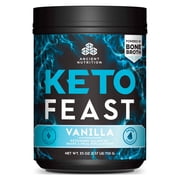 Ancient Nutrition, Keto Feast, Vanilla, 15 Servings